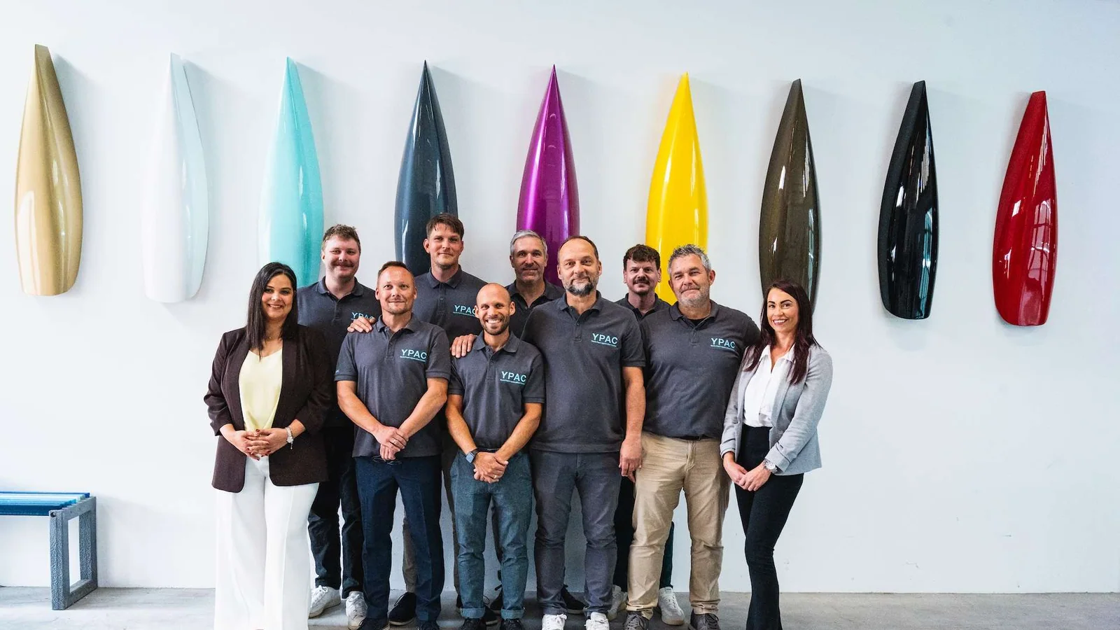 AkzoNobel Yacht Paint Application Center w Hamburgu na oficjalnym kadrze prasowym