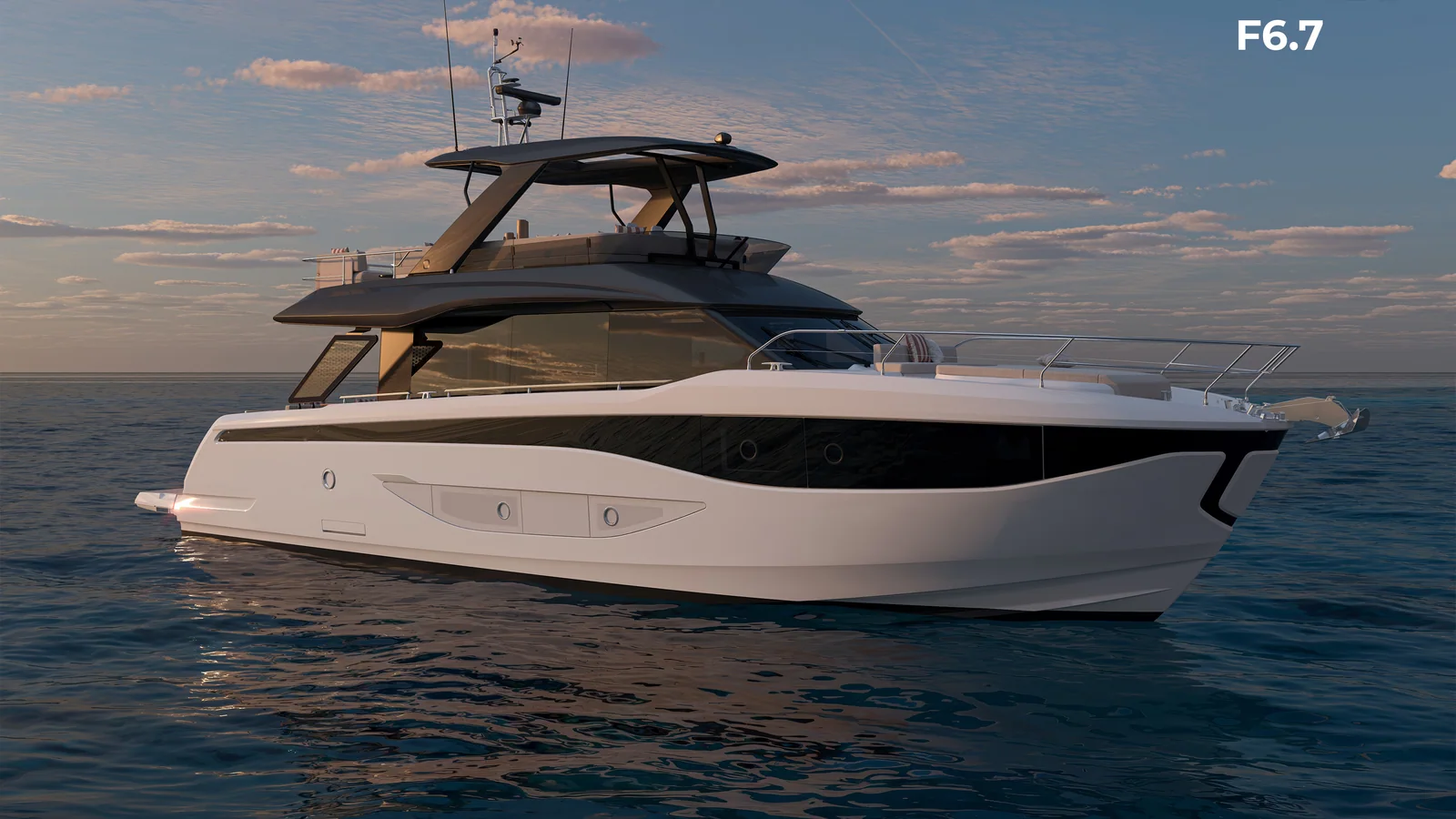 Prestige F6.7 z oficjalnego zestawu prasowego Groupe Beneteau na Cannes 2026