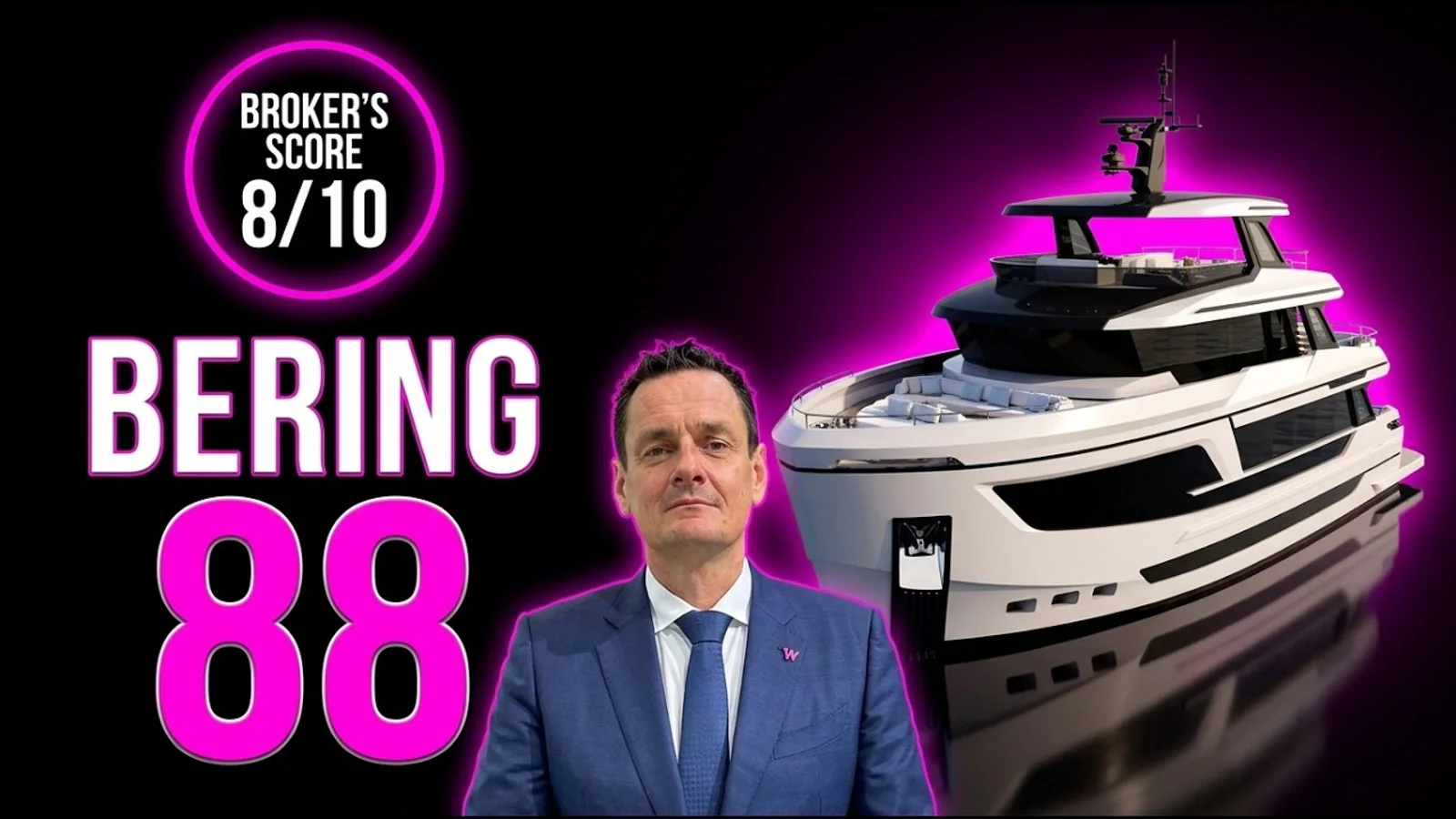 Miniatura filmu W Yachts o analizie przedzakupowej stalowego explorera Bering 88
