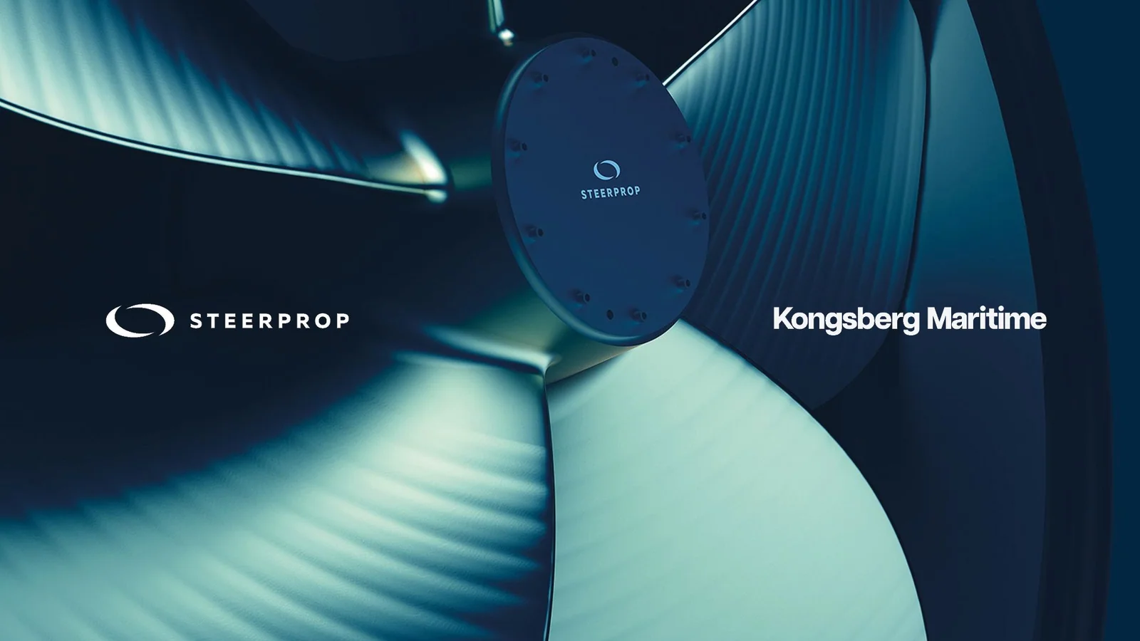 Grafika Kongsberg Maritime i Steerprop z oficjalnego komunikatu o umowie przejęcia producenta propulsji