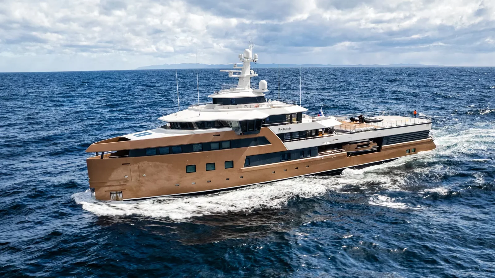 Damen Yachting La Datcha explorer yacht in an official image from the shipyard news announcement