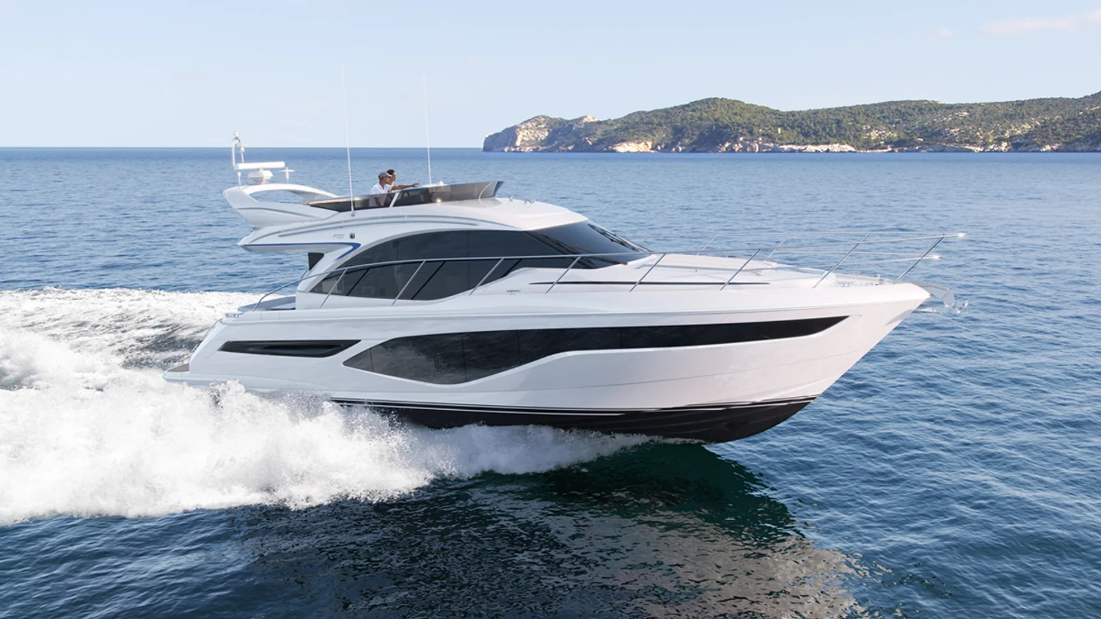 Princess F50 na oficjalnym zdjęciu modelowym Princess Yachts America