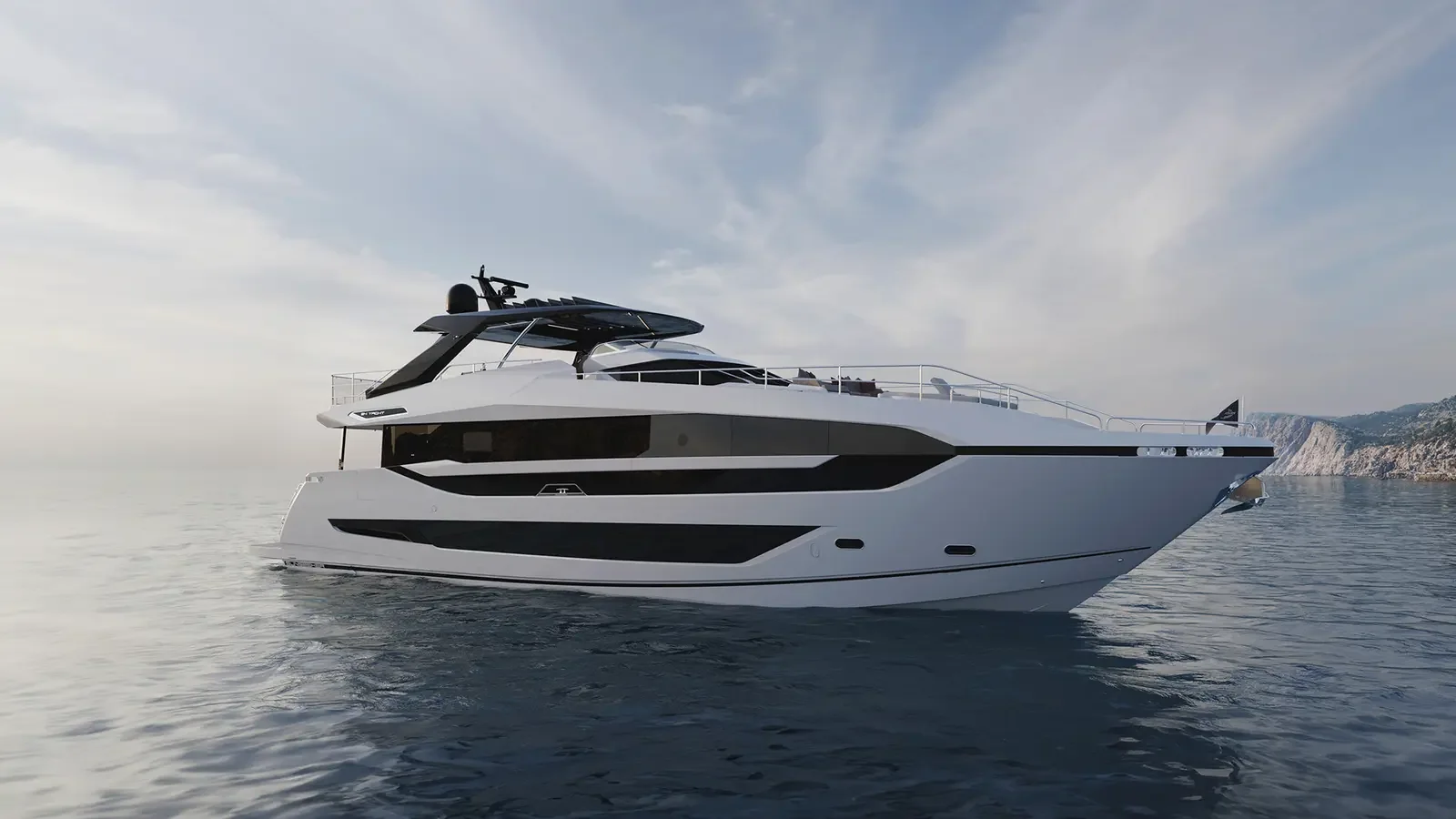 Sunseeker Manhattan 94 na oficjalnym zdjęciu modelowym producenta